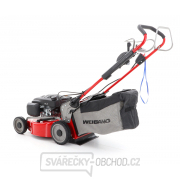 Benzínová sekačka na trávu s pojezdem, elektrostartem a 7 rychlostní převodovkou WEIBANG WB 456 SCVE 6in1 náhled