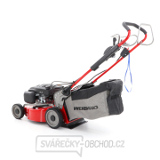 Benzínová sekačka na trávu s pojezdem, elektrostartem a 7 rychlostní převodovkou WEIBANG WB 456 SCVE 6in1 náhled