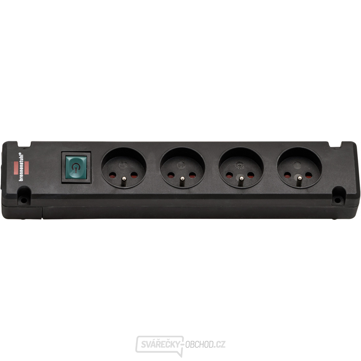 Bremounta Zásuvková lišta, černá, bez kabelu