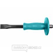 Sekáč plochý s plastovým chráničem, industrial, šířka ostří 19mm, délka 254mm. gallery main image