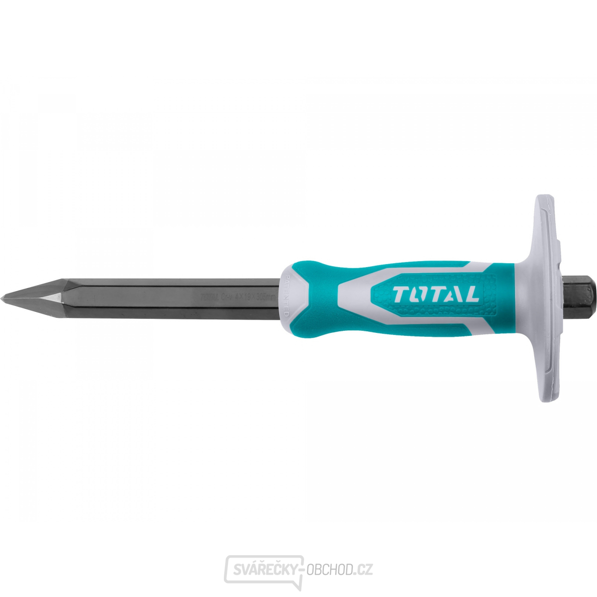 Sekáč špičatý s plastovým chráničem, industrial, šířka ostří 4mm, délka 305mm