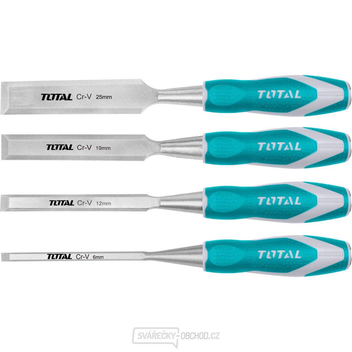 Dláta, sada 4ks, industrial