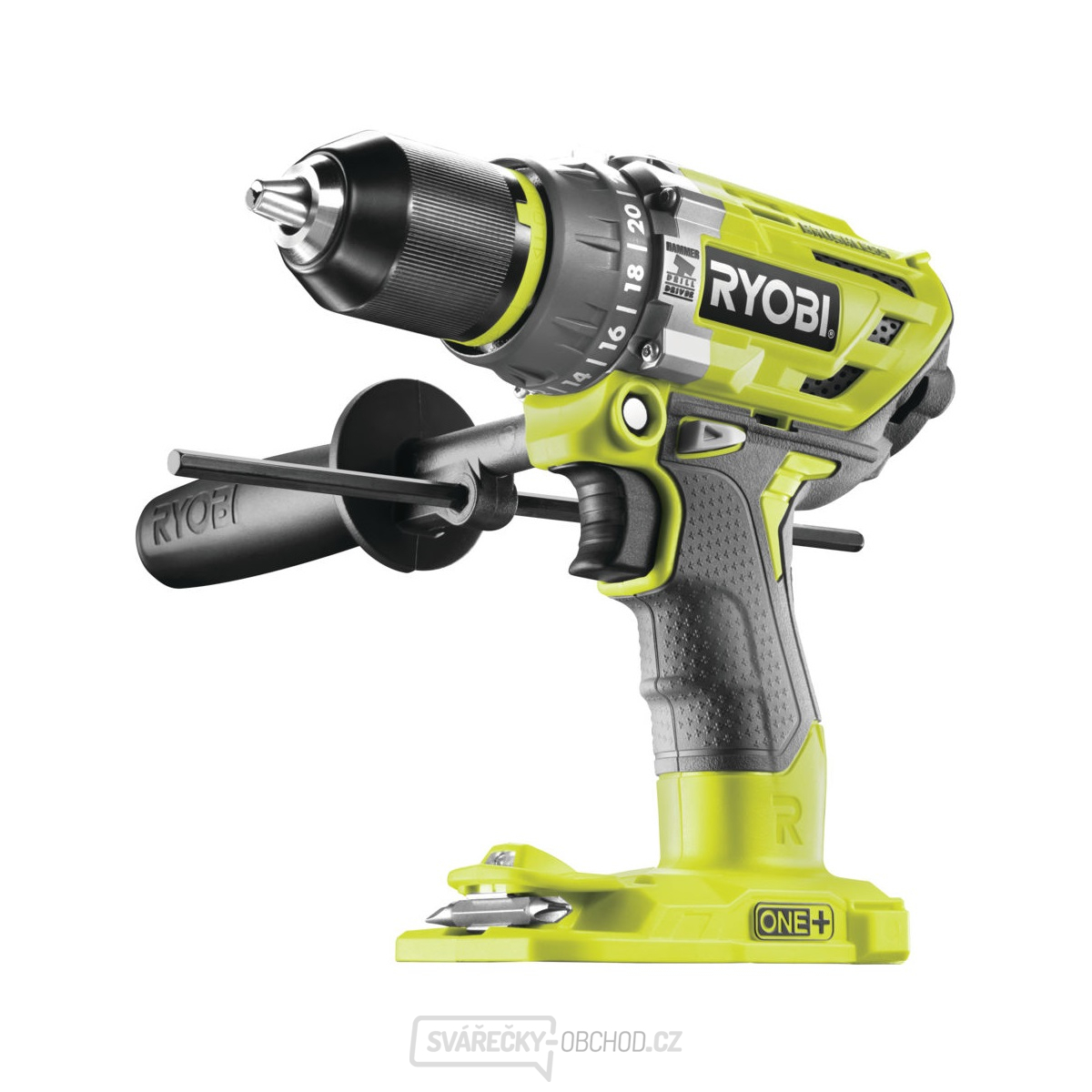 Aku bezuhlíková příklepová vrtačka Ryobi R18PD7-0 18 V ONE+