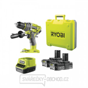 Ryobi R18PD7-220B aku 18 V bezuhlíková příklepová vrtačka + 2x 2Ah baterie + nabíječka ONE+ gallery main image