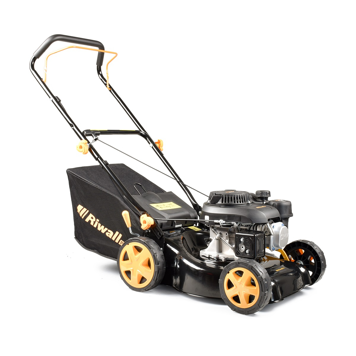 Benzínová sekačka na trávu Riwall PRO RPM 4234 P 2v1 bez pojezdu PM11B2001077A