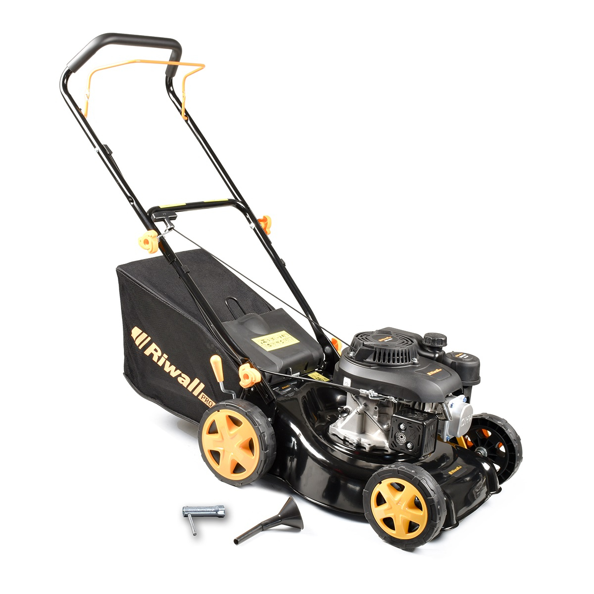 Benzínová sekačka na trávu Riwall PRO RPM 4234 P 2v1 bez pojezdu Náhled
