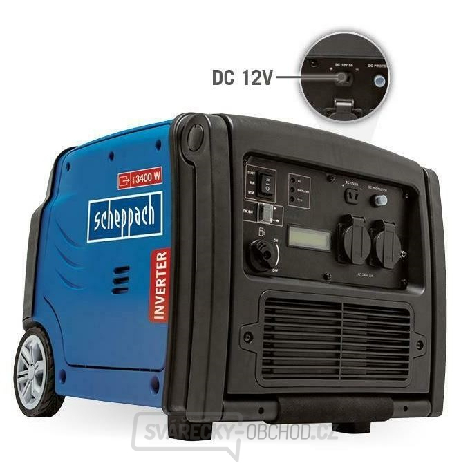 SG 3400i invertorová elektrocentrála SCHEPPACH s AVR