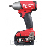 Milwaukee Aku utahovák rázový s pojistným kroužkem M18 FIWF12-502X gallery main image