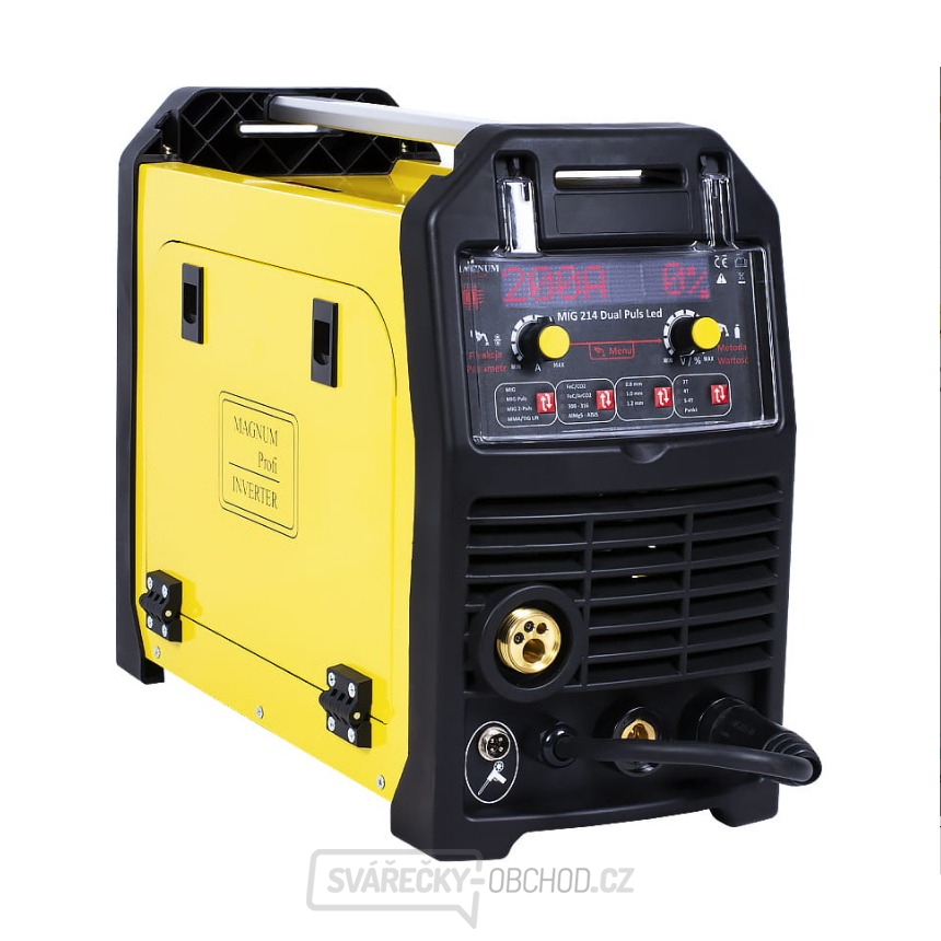 MIG 214 DUAL PULS multifunkční Invertorový svářecí poloautomat MIG/MAG -MMA/ 230V/50Hz