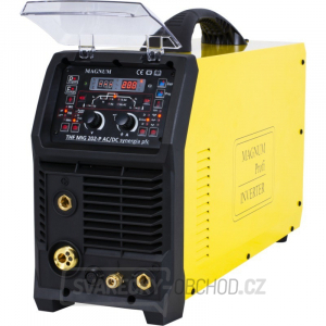 Svářecí invertor TIG MIG 202 P AC/DC PFC Synergie, s TIG a MIG hořákem a kabely MMA zdarma Svářecí invertor TIG MIG 202 P AC/DC PFC Synergie, s TIG a MIG hořákem a kabely MMA zdarma gallery main image
