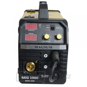 MIG 190 II MMA 200 A 60% Invertorový svářecí poloautomat MIG/MAG/MMA TIG Lift 230 V kabely gallery main image