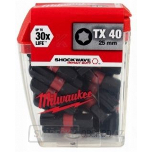 Milwaukee šroubovací bity SHW TX40 25mm - 25ks