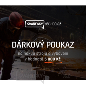 Dárkový poukaz v hodnotě 5000 Kč