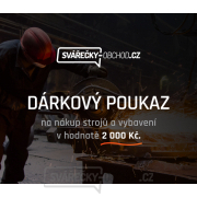 Dárkový poukaz v hodnotě 2000 Kč gallery main image