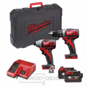 Milwaukee PowerPack set aku nářadí M18 BPP2D-402C Náhled