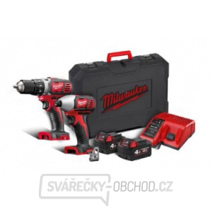 Milwaukee PowerPack set aku nářadí M18 BPP2D-402C gallery main image