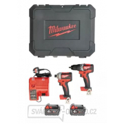 Milwaukee Bezuhlíkový set aku nářadí M18 CBLPP2A-402C Náhled