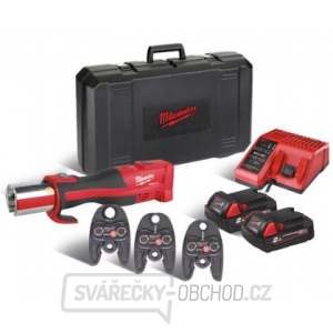 Milwaukee M18™ FORCE LOGIC™ Bezuhlíkový hydraulický lis BLHPT-202C U-SET gallery main image