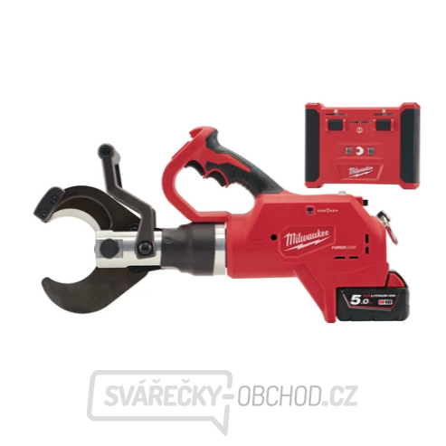 Milwaukee FORCE LOGIC™ hydraulické nůžky na zemní kabely M18 HCC75R-502C