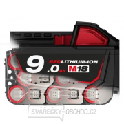 Milwaukee M18 B9 9,0Ah Akumulátor Náhled