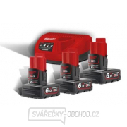 Milwaukee M12 NRG-603 Sada baterií a nabíječky gallery main image