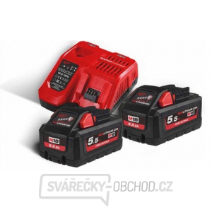 Milwaukee M18 HNRG-552 Sada baterií a nabíječky