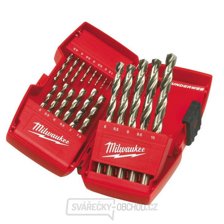 Milwaukee Sada vrtáků Thunderweb - 19ks