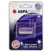 AgfaPhoto lithiová foto baterie CR123A, blistr 1ks gallery main image