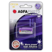 AgfaPhoto lithiová foto baterie CR123A, blistr 1ks AgfaPhoto lithiová foto baterie CR123A, blistr 1ks gallery main image