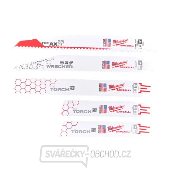 Milwaukee SAWZALL Sada pilových plátků - 5ks