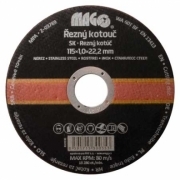 Řezný kotouč na nerez 115x1,0x22,2mm gallery main image