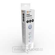 Solight přepěťová ochrana, 150J, 4 zásuvky, 3m, bílá Náhled