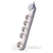Solight přepěťová ochrana, 150J, 5 zásuvek, 5m, bílá Náhled