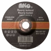 Řezný kotouč na nerez 150x1,6x22,2mm Řezný kotouč na nerez 150x1,6x22,2mm gallery main image