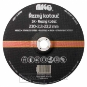 Řezný kotouč na nerez 230x2,2x22,2mm Řezný kotouč na nerez 230x2,2x22,2mm gallery main image