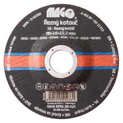 Řezný kotouč na kov 115x1,6x22,2mm  gallery main image