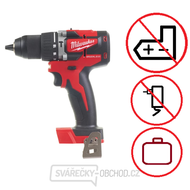Milwaukee Aku kompaktní příklepová bezuhlíková vrtačka M18 CBLPD-0X