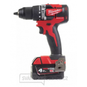 Milwaukee Aku kompaktní příklepová bezuhlíková vrtačka M18 CBLPD-402C gallery main image