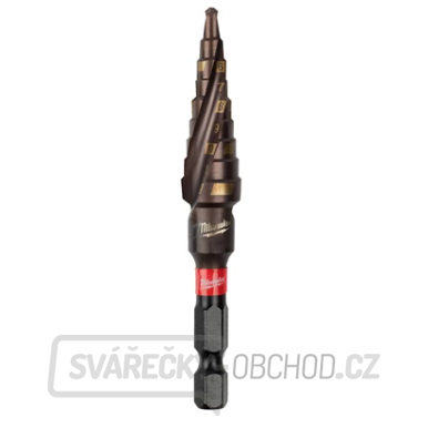 Milwaukee SHOCKWAVE™ Stupňovitý vrták na kov 4-12 mm / 1″