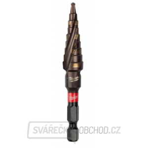 Milwaukee SHOCKWAVE™ Stupňovitý vrták na kov 4-12 mm / 1″