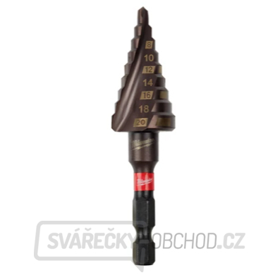 Milwaukee SHOCKWAVE™ Stupňovitý vrták na kov 4-20 mm