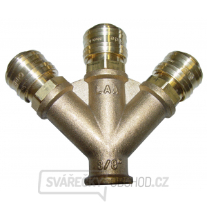 3-cestný rozdělovač vzduchu s rychlospojkami (⅜“ vnitřní závit) 3-cestný rozdělovač vzduchu s rychlospojkami (⅜“ vnitřní závit) gallery main image