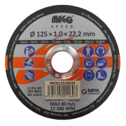 Řezný kotouč na kov 125x1,0x22mm MAGG SPEED gallery main image
