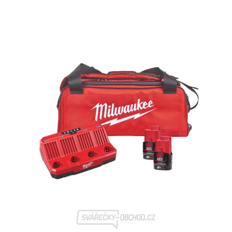 Milwaukee Sada aku a nabíječka M12 NRG-424