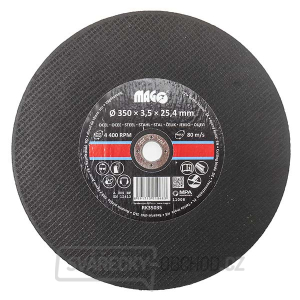 Řezný kotouč na kov 350x3,5x25,4mm Řezný kotouč na kov 350x3,5x25,4mm gallery main image