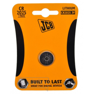 JCB knoflíková lithiová baterie CR2025 - 1ks