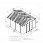 Palram Rozšiřovací modul 11x4,1 pro domky série Yukon 11 (antracit)  Náhled