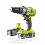 Ryobi R18PD3-225S aku 18 V vrtačka + 2x baterie 2,5 Ah + nabíječka ONE+ Ryobi R18PD3-225S aku 18 V vrtačka + 2x baterie 2,5 Ah + nabíječka ONE+ gallery main image