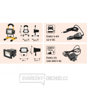 Reflektor LED, nabíjecí s podstavcem, 800lm, Li-ion Reflektor LED, nabíjecí s podstavcem, 800lm, Li-ion náhled