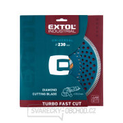 Kotouč diamantový řezný, turbo Fast Cut, suché i mokré řezání, 230x22,2x2,8mm Náhled